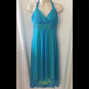 Jodi Kristopher hi low dress EUC